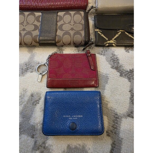 Assorted Wallet Bundle Lot of 7 Coach Kate Spade Marc Jacobs And More - Picture 2 of 16
